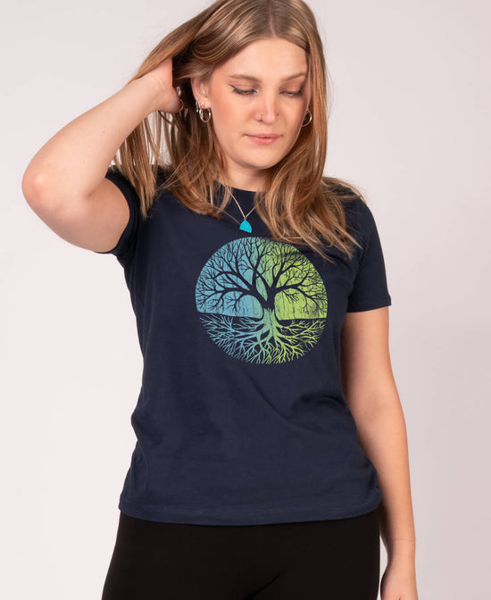 Tree Of Life Organic T-Shirt - Unisex - Tree Organic T-Shirt | Tree of Life Shirt | Soul Flower Women