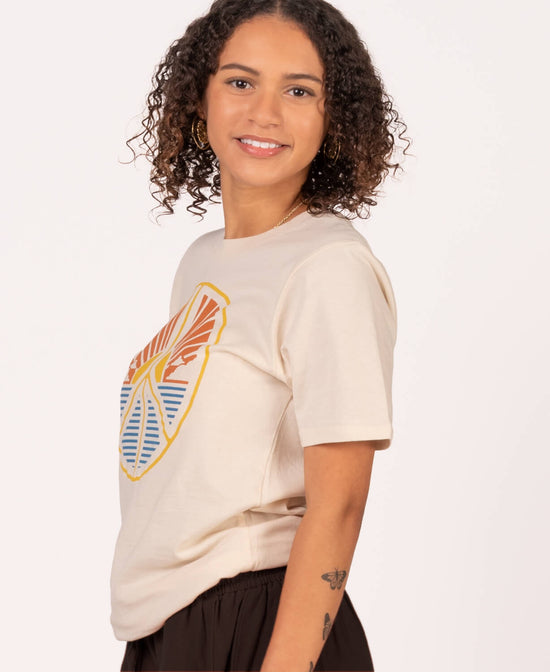 Peace Scene Organic T-Shirt - Unisex - Peace Scene Tee | Peace Sign T-Shirt | Soul Flower Women