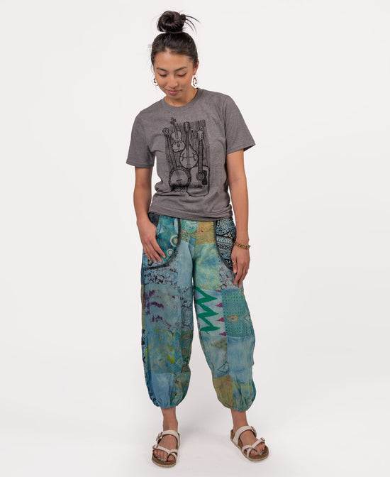 Unplug & Jam Recycled T-Shirt - Unisex - Acoustic Guitar T-Shirt | Jam T-Shirt | Soul Flower Women