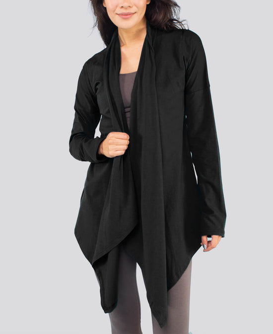 Crescent Moon Draped Cardigan - Moon Cardigan | Flowy Cardigans | Soul Flower