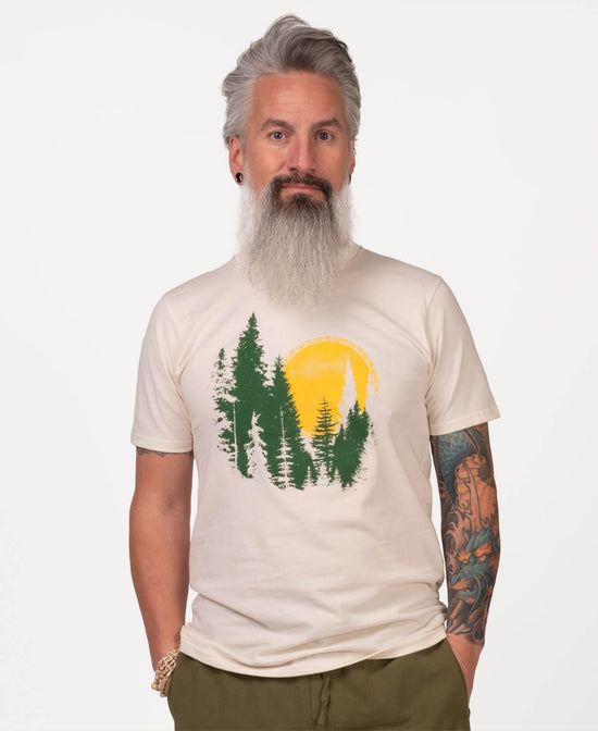 North Woods Organic T-Shirt - Unisex - North Woods T-Shirt | Organic Cotton Tees | Soul Flower Men
