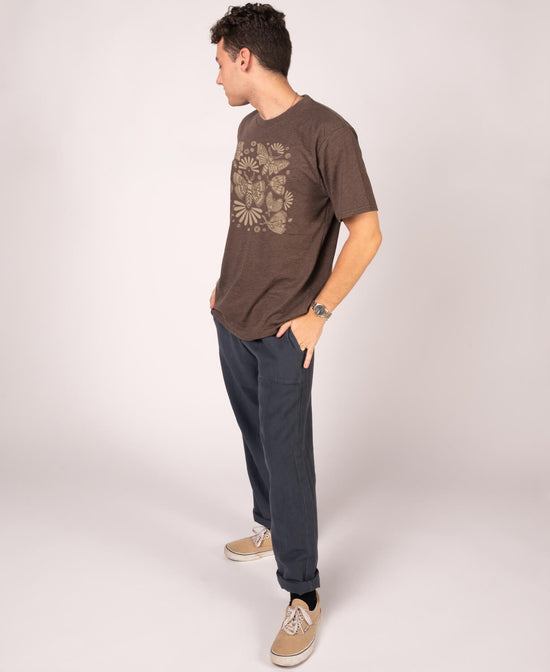 Closeout! Mega Moth Recycled T-Shirt - Unisex - Mega Moth T-Shirt | Retro Moth Tee | Soul Flower Men