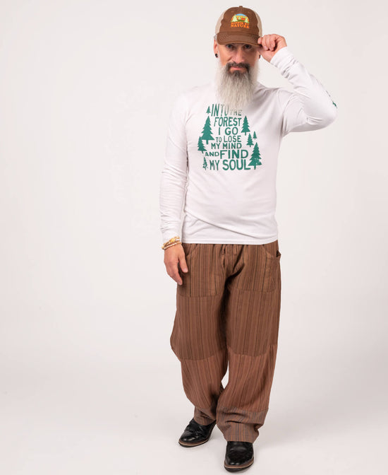 Patchwork Pants - Brown - Brown Patchwork Pants | Mens Hippie Pants | Soul Flower Men