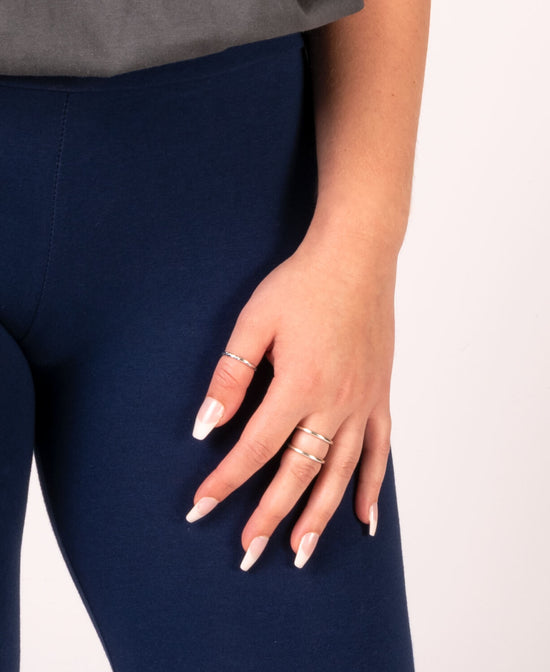 Silver Double Layer Ring - Two Layer Silver Ring | Soul Flower